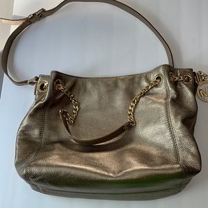 Michael Kors Metallic crossover handbag